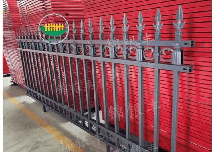锦银丰护栏：郑州锌钢护栏 郑州小区外墙 锌钢安装效果图(图2)