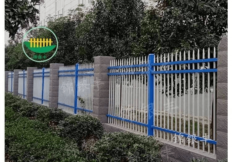 锦银丰护栏：郑州锌钢护栏 郑州小区外墙 锌钢安装效果图(图4)