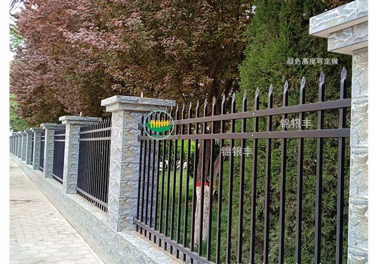开博体育官网入口锦银丰护栏：学校外墙护栏 锌钢 围墙铁艺色泽光亮(图2)