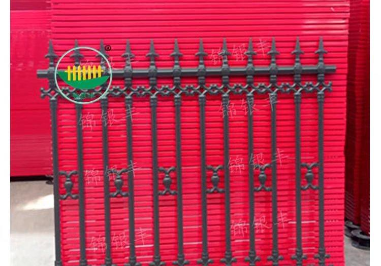 锦银丰护栏：带花型铁艺护栏 围墙 锌钢多少钱一平方(图2)