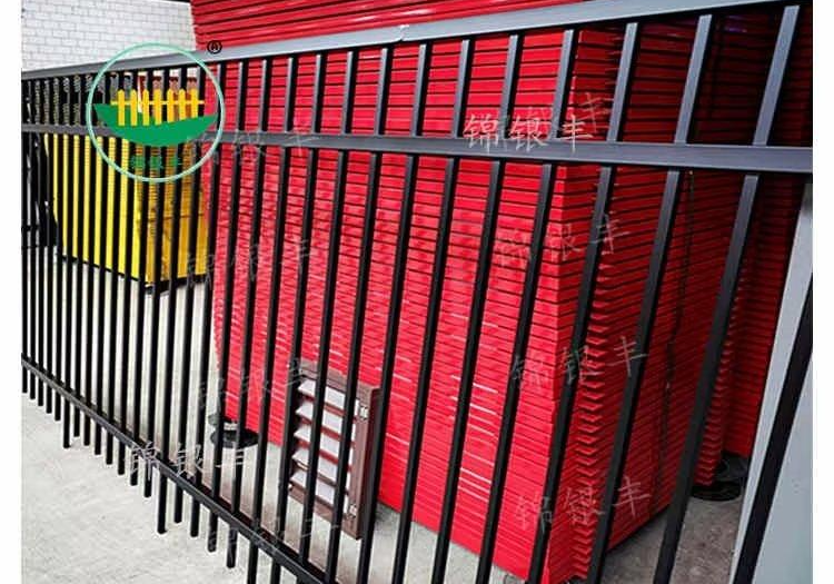 锦银丰护栏：外墙铁艺围栏 别墅围墙栏杆 小区组装式锌钢护栏(图2)